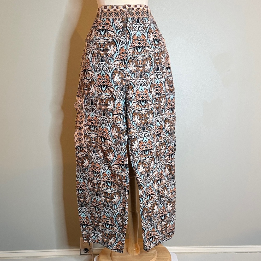 Anthropologie Carpenter Barrel Trousers